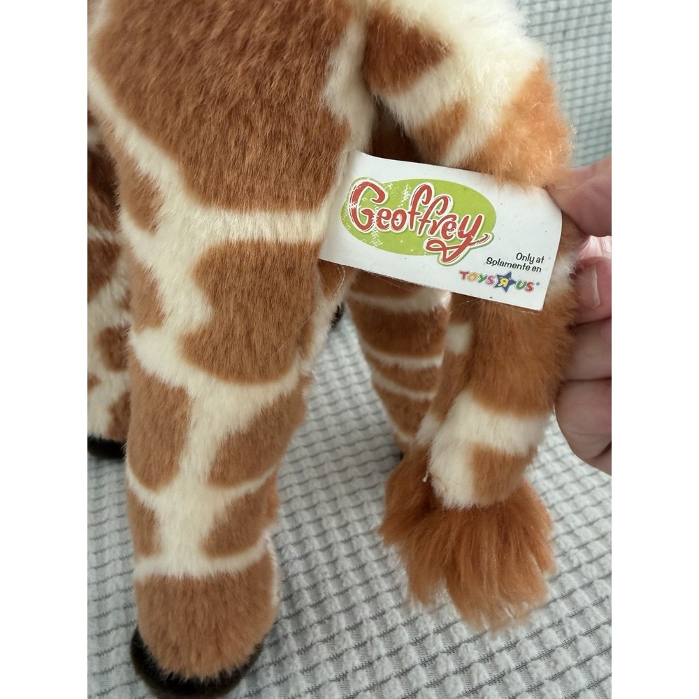 Vintage 2000 Geoffrey Giraffe Toys R Us Plush Talking Spanish Audio Works 18" - Picture 8 of 9
